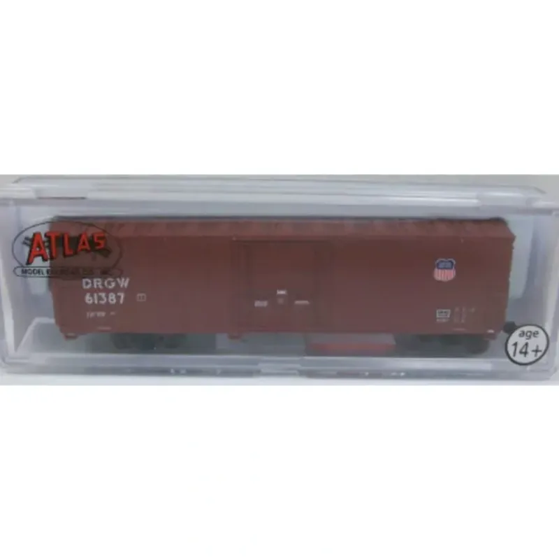 Trains|Atlas 30067 Union Pacific DRGW Box Car #61387 - Model Train Junction: Quality Parts and Art Supplies