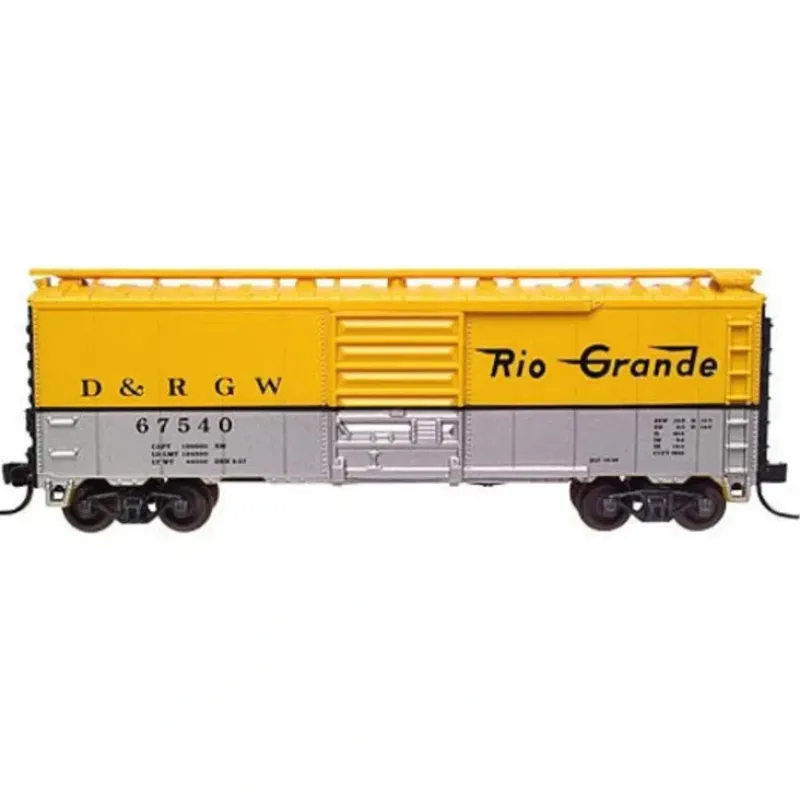 Trains|Atlas 34600A N 40'Boxcar D&RGW #67520 - Model Train Junction: Quality Parts and Art Supplies