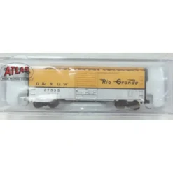 Trains|Atlas 34601A N 40'Boxcar D&RGW #67535 - Model Train Junction: Quality Parts and Art Supplies