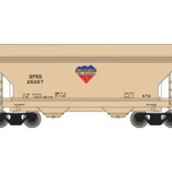 Trains|Atlas 39279A N Scale BPRR 2-Bay Centerflow Hopper #25027 - Model Train Junction: Quality Parts and Art Supplies