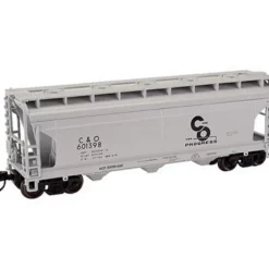 Trains|Atlas 39902A N Scale C&O ACF Covered Hopper #601398 - Model Train Junction: Quality Parts and Art Supplies