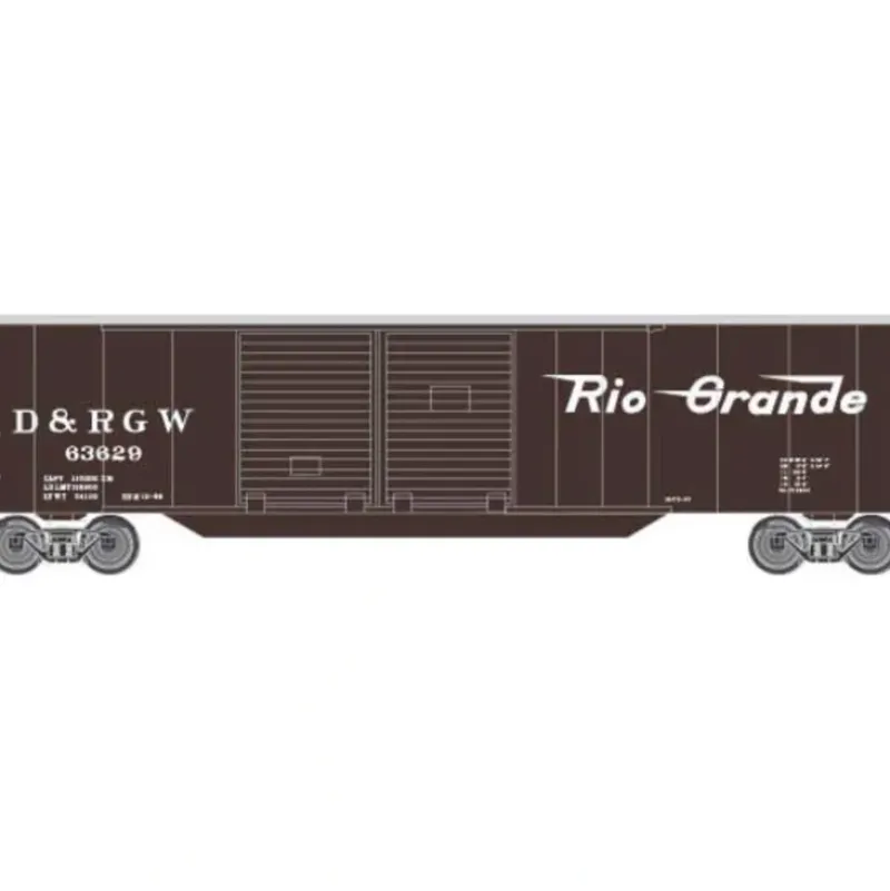Trains|Atlas 36423A N Scale D&RGW 50' DD Boxcar - Model Train Junction: Quality Parts and Art Supplies