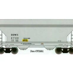 Trains|Atlas 39267A N Scale Dow 2-Bay Centerflow Hopper #2712 - Model Train Junction: Quality Parts and Art Supplies