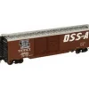 Trains|Atlas 36441A N Scale DSS&A 50' Double Door Boxcar #15510 - Model Train Junction: Quality Parts and Art Supplies