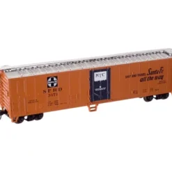 Trains|Atlas 36752A N Scale Santa Fe 50' Mechanical Reefer - Model Train Junction: Quality Parts and Art Supplies
