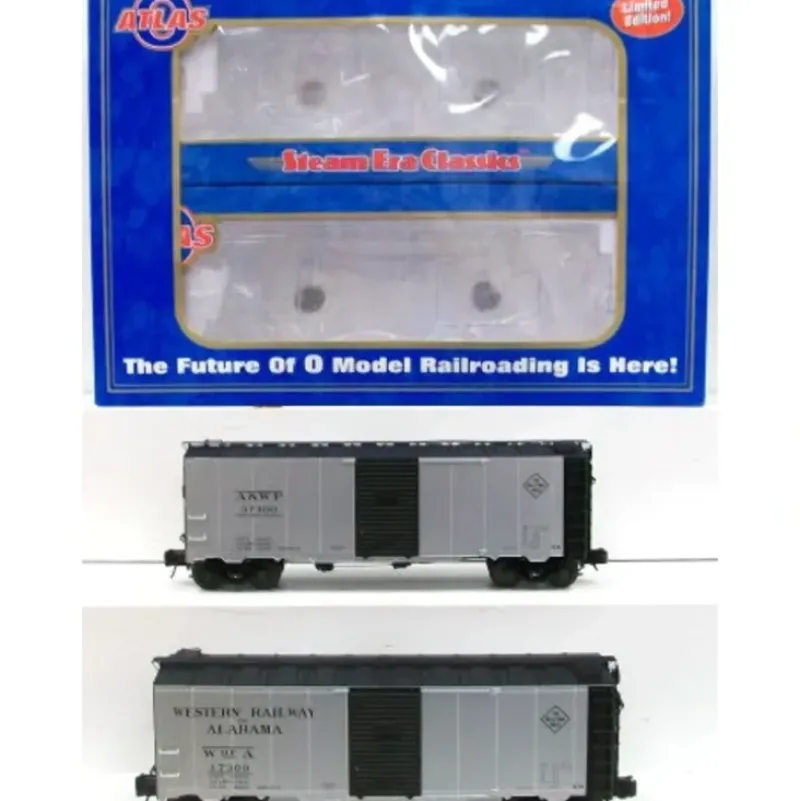 Trains|Atlas 8574A O Scale W of A 40' AAR Boxcar Set (3 Rail) - Model Train Junction: Quality Parts and Art Supplies