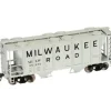 Trains|Atlas 17184B MILW PS2 Covered Hopper #98870 - Model Train Junction: Quality Parts and Art Supplies