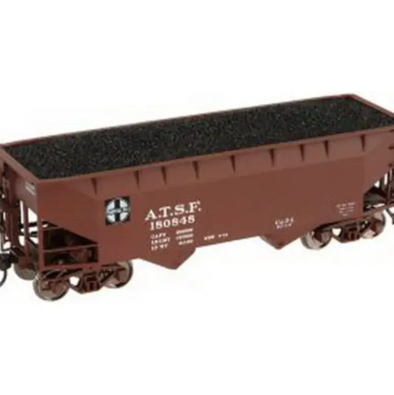 Trains|Atlas 18888B Santa Fe 2-Bay Offset Hopper #180848 - Model Train Junction: Quality Parts and Art Supplies