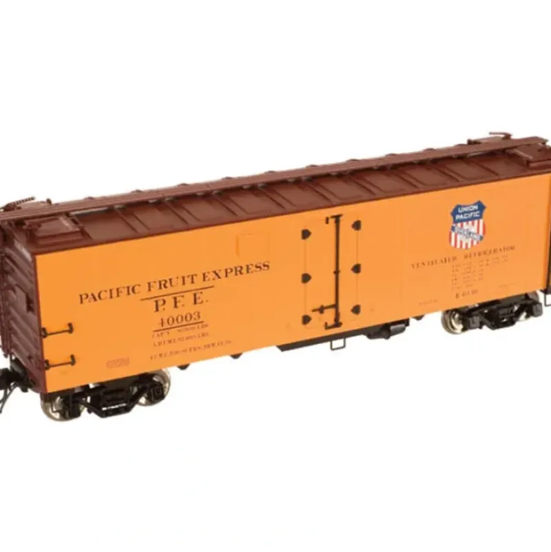 Trains|Atlas 8513D O Scale PFE 40' Steel Reefer (3 Rail) - Model Train Junction: Quality Parts and Art Supplies