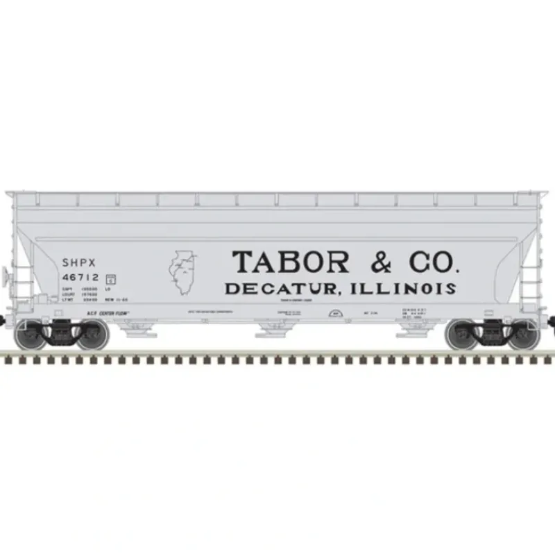 Atlas Master Line HO 20006941 4650 Centerflow Hopper, Tabor & Co. #46725 - Model Train Junction: Quality Parts and Art Supplies Clearance