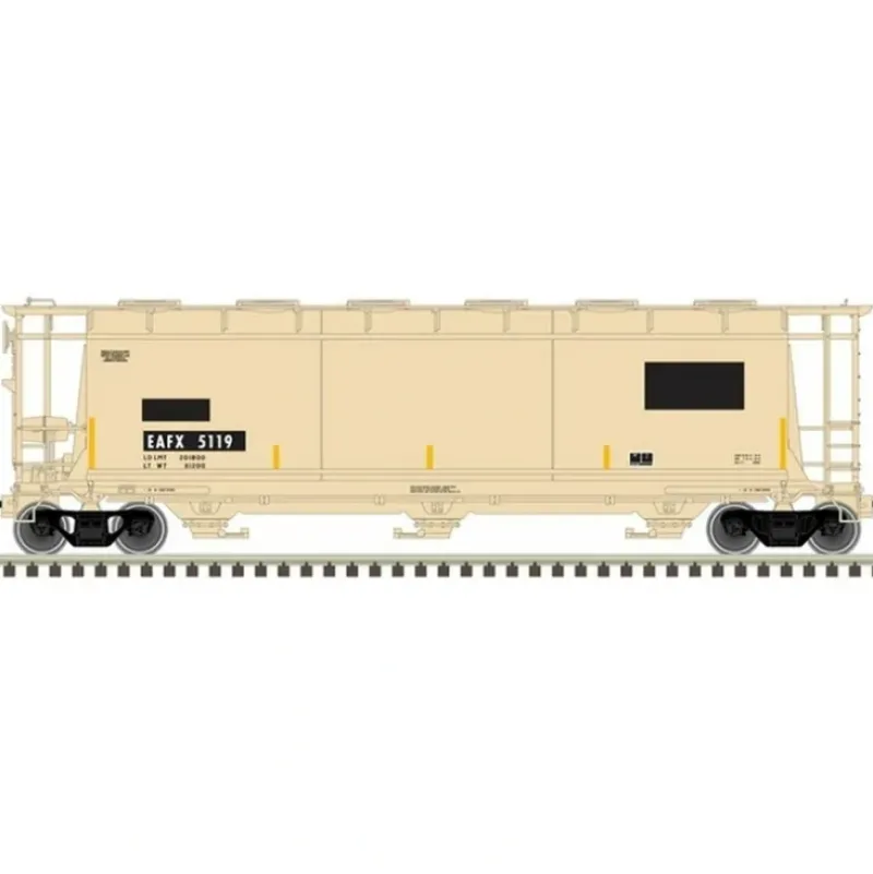 Atlas Master Line, HO Scale, 20005766, AFC 3-Bay Cylindrical Hopper, Rail Logistics, #5120 - Model Train Junction: Quality Parts and Art Supplies Sale