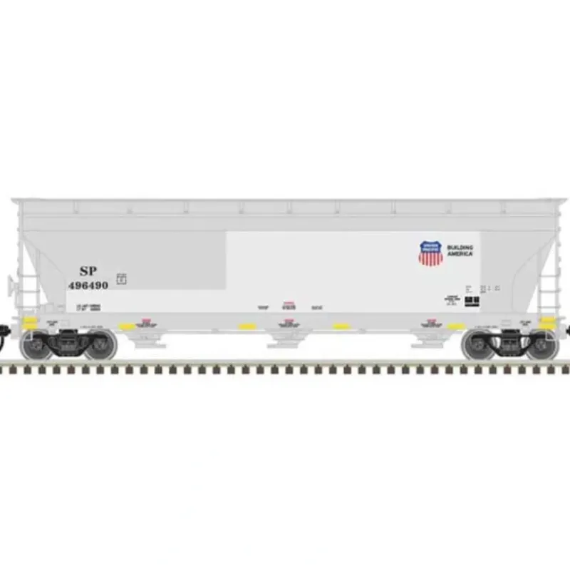 Atlas Master Line, HO Scale, 20006947, 4650 Centerflow Hopper, Union Pacific (Ex-SP Patch), #496614 - Model Train Junction: Quality Parts and Art Supplies Online