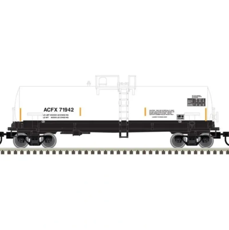 Atlas Master Line N 50006151 Kaolin Tank Car ACFX #71942 - Model Train Junction: Quality Parts and Art Supplies Clearance