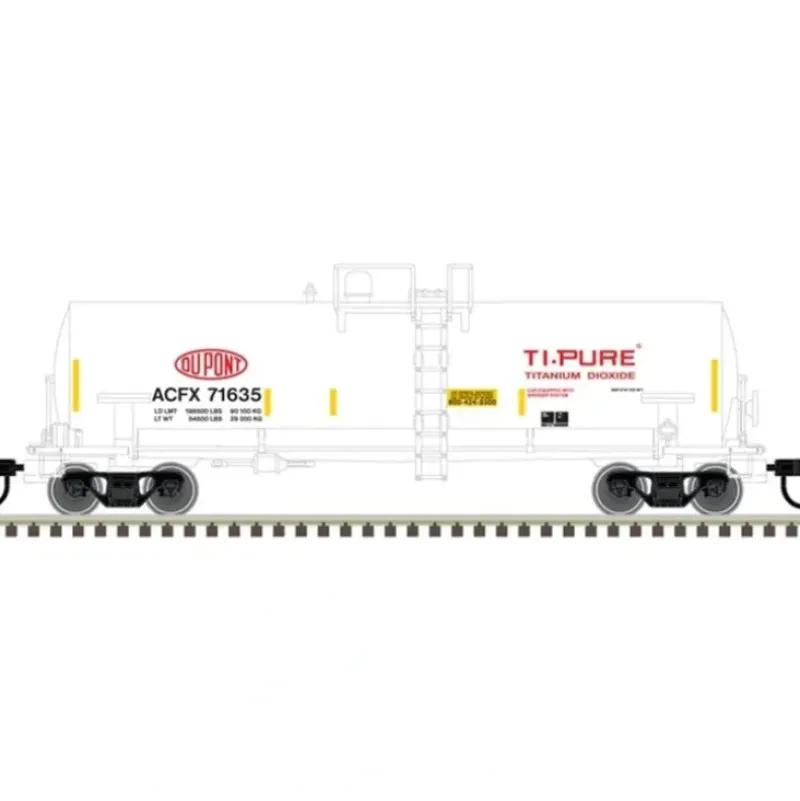Atlas Master Line N 50006153 Kaolin Tank Car Dupont TiPure #71623 - Model Train Junction: Quality Parts and Art Supplies Best