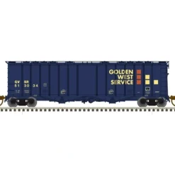 Atlas Master Line, N Scale, 50005818, 4180 Airslide Covered Hopper, Golden West Service, #513050 - Model Train Junction: Quality Parts and Art Supplies Outlet