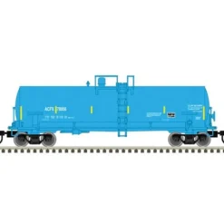 Atlas Master Line, N Scale, 50006146, Kaolin Tank Car, ACFX ,#78096, Blue - Model Train Junction: Quality Parts and Art Supplies Discount
