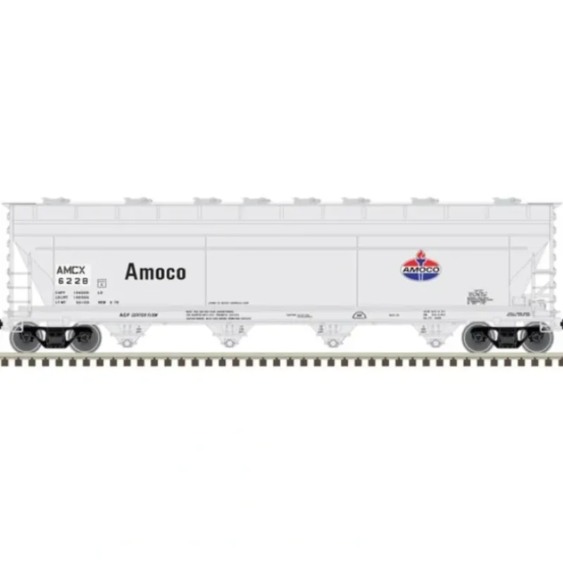 Atlas Master Plus, HO Scale, 20006903, 5250 Hopper, Amoco, #6221 - Model Train Junction: Quality Parts and Art Supplies Clearance