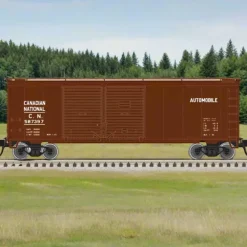 Atlas, N Scale, 50006191, 40' Double-Door Boxcar, Canadian National, #587384 - Model Train Junction: Quality Parts and Art Supplies Clearance