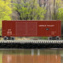 Atlas, N Scale, 50006200, 40' Double-Door Boxcar, Lehigh Valley, #8019 - Model Train Junction: Quality Parts and Art Supplies New