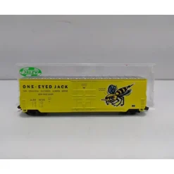 Trains|Aztec MB2047-4 N Scale One-Eyed Jack 50' Boxcar NIB - Model Train Junction: Quality Parts and Art Supplies