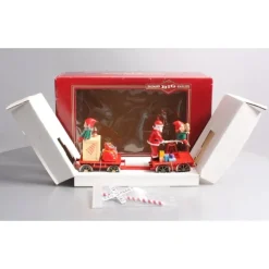 Trains|Bachmann 96241 #2 Christmas Handcar w/Santa & Elf - Metal Wheels - Model Train Junction: Quality Parts and Art Supplies