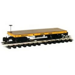Trains|Bachmann 95612 Baltimore and Ohio 20' Flatcar - Model Train Junction: Quality Parts and Art Supplies