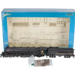 Trains|Bachmann 84812 C&O H-4 2-6-6-2 Steam Locomotive w/Sound #1343 - Model Train Junction: Quality Parts and Art Supplies