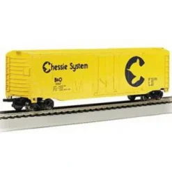 Trains|Bachmann 71059 Chessie 50' Steel Side Boxcar - Model Train Junction: Quality Parts and Art Supplies