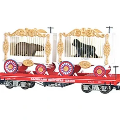 Trains|Bachmann 98381 Circus Flat Car w/Bear & Gorilla Wagons - Model Train Junction: Quality Parts and Art Supplies