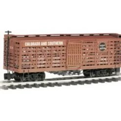 Trains|Bachmann 98124 Colorado & Southern Stock Car - Model Train Junction: Quality Parts and Art Supplies