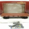Trains|Bachmann 95627 Ely-Thomas Flatcar with Stakes (Metal Wheels) - Model Train Junction: Quality Parts and Art Supplies
