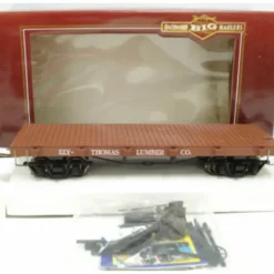 Trains|Bachmann 95627 Ely-Thomas Flatcar with Stakes (Metal Wheels) - Model Train Junction: Quality Parts and Art Supplies