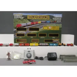 Trains|Bachmann 24008 Explorer N Gauge Diesel Starter Train Set w/E-Z Track System - Model Train Junction: Quality Parts and Art Supplies