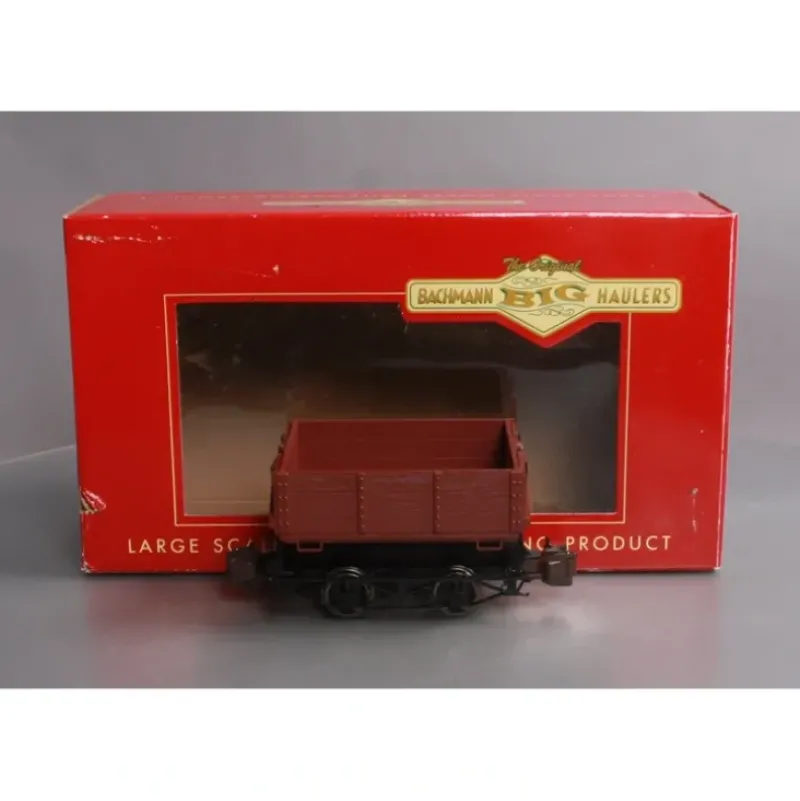 Trains|Bachmann 92502 G Brown Side Dump Car - Model Train Junction: Quality Parts and Art Supplies