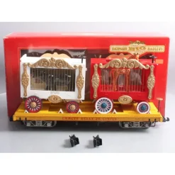 Trains|Bachmann 98382 G Circus Flat Car w/Giraffe & Hippo Wagons w/Metal Wheels LN/Box - Model Train Junction: Quality Parts and Art Supplies