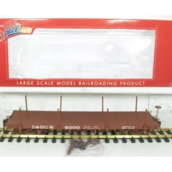 Trains|Bachmann 88397 G Denver & Rio Grande Western Flat Car with Stakes - Model Train Junction: Quality Parts and Art Supplies