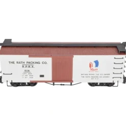 Trains|Bachmann 608 G Rath Packing Co. Boxcar #608 EX - Model Train Junction: Quality Parts and Art Supplies