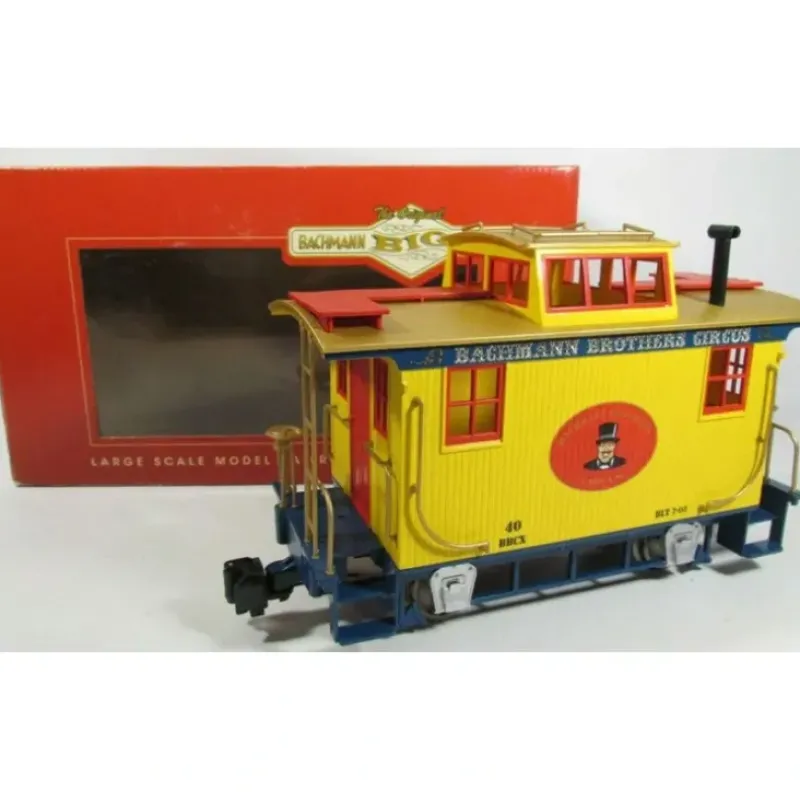 Trains|Bachmann 98385 G Scale Bachmann Brothers Circus Caboose #40 - Model Train Junction: Quality Parts and Art Supplies
