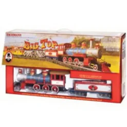 Trains|Bachmann 90049 G Scale Bachmann Bros. Big Top Circus G Gauge Steam Train Set - Model Train Junction: Quality Parts and Art Supplies