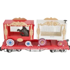 Trains|Bachmann 98372 G Scale Circus Flatcar with 2 Animal Cages VG - Model Train Junction: Quality Parts and Art Supplies