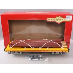 Trains|Bachmann 98380 G Scale Circus Pole Flat Car w/Metal Wheels - Model Train Junction: Quality Parts and Art Supplies
