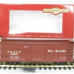 Trains|Bachmann 93318 G Scale Denver & Rio Grande Western Boxcar #3527 - Model Train Junction: Quality Parts and Art Supplies