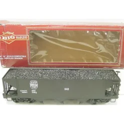 Trains|Bachmann 98230 G Scale East Broad Top 3-Bay Hopper w/Coal Load #849 - Model Train Junction: Quality Parts and Art Supplies