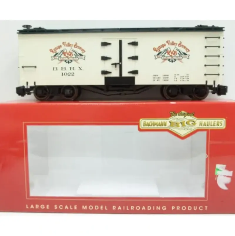 Trains|Bachmann 98691 G Scale Rampo Valley Brewery Refrigerator Car - Metal Wheels - Model Train Junction: Quality Parts and Art Supplies