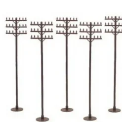 Trains|Bachmann 92200 G Scale Telephone poles (12) - Model Train Junction: Quality Parts and Art Supplies