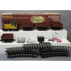 Trains|Bachmann 90070 G Scale The Prospector Gas Mechanical Starter Train Set - Model Train Junction: Quality Parts and Art Supplies
