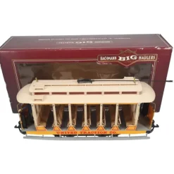 Trains|Bachmann 93938 G Scale United Traction Co Motorized Open Street Car - Model Train Junction: Quality Parts and Art Supplies