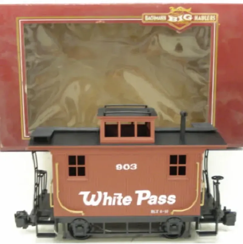 Trains|Bachmann 93119 G Scale White Pass & Yukon 4-Wheel Caboose #903 - Model Train Junction: Quality Parts and Art Supplies