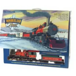 Trains|Bachmann 90047 G Scale Wonderland Flyer Steam Starter Train Set - Model Train Junction: Quality Parts and Art Supplies