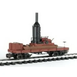 Trains|Bachmann 95699 G Skeleton Log Car w/ Steam Powered Log Skidder - Metal Wheels - Model Train Junction: Quality Parts and Art Supplies